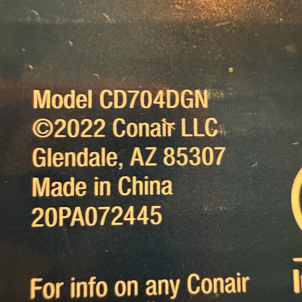 Conair Double Ceramic 3 Barrel Curling Iron Hair Waver White / Rose Gold NIB - Picture 4 of 12